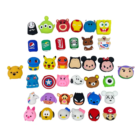 Protectores de Cable Diseños Monitos Animados