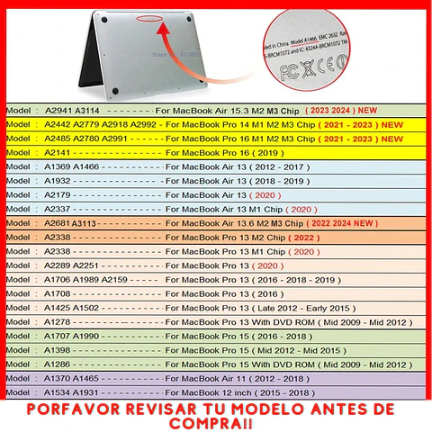 Carcasas Para MacBook Brillante 