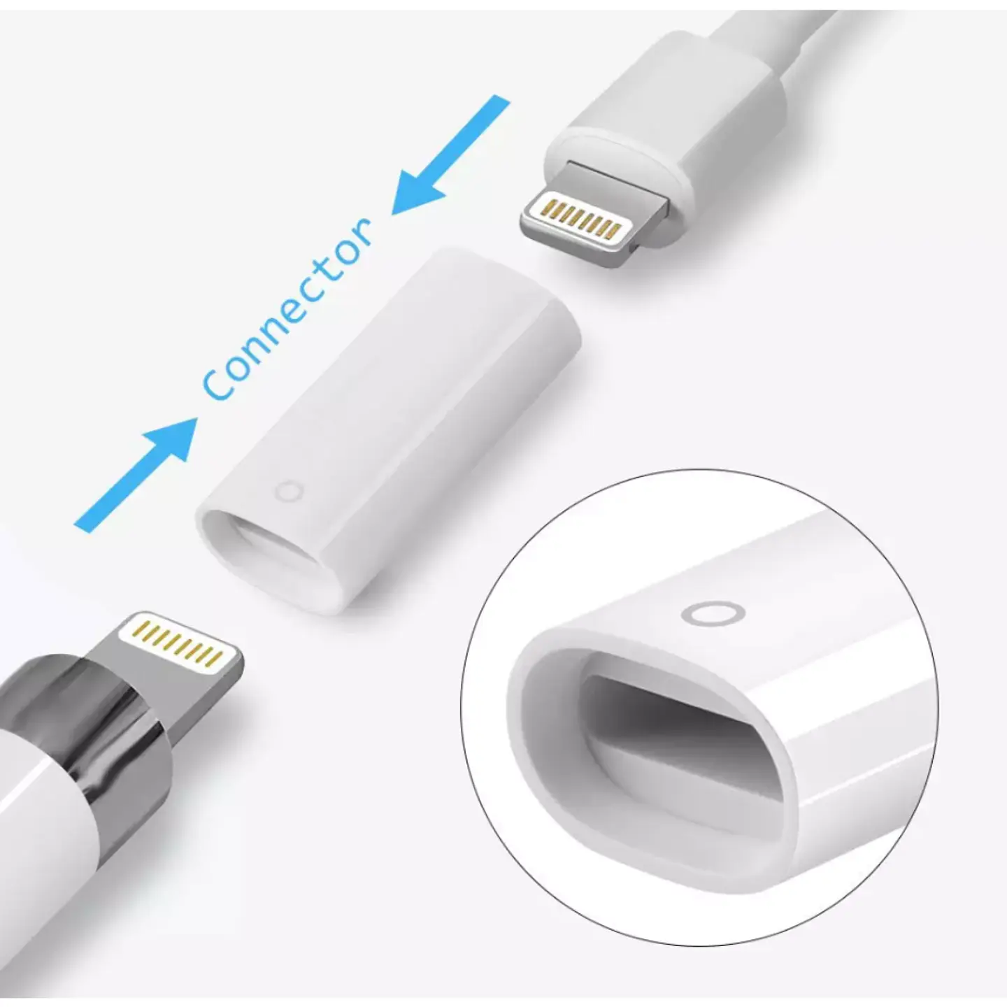 Adaptador de Carga para Apple Pencil de 1ª Generación 5