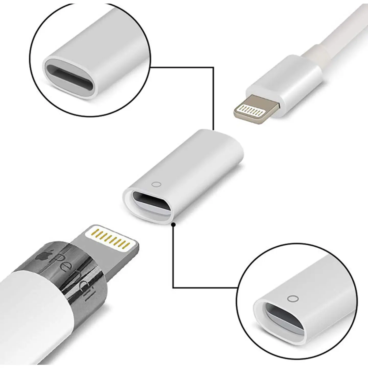 Adaptador de Carga para Apple Pencil de 1ª Generación 6