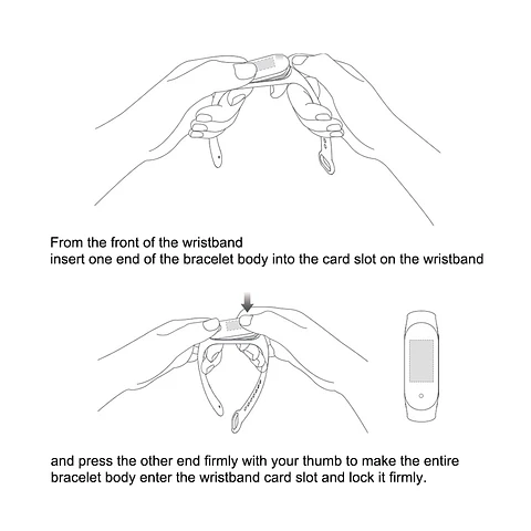 Correas de Estilo Militar MiBand 5-6-7