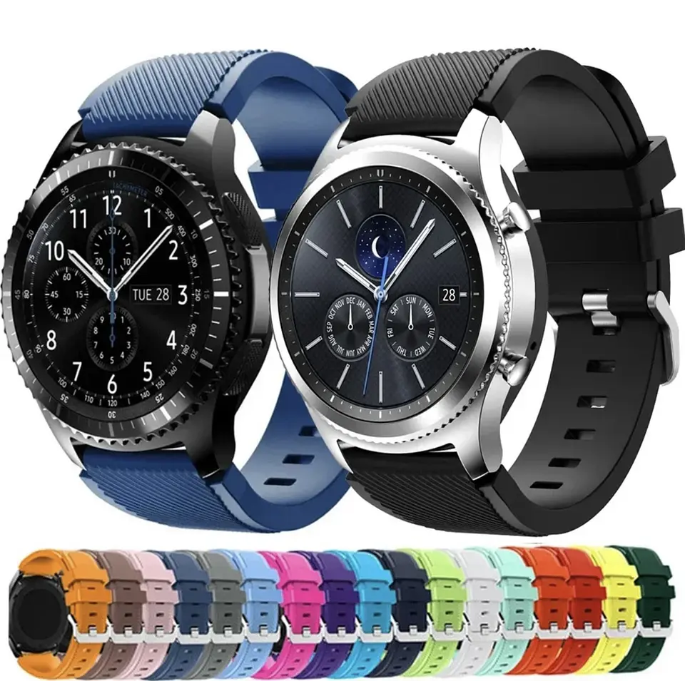 Correas Silicona Clasica Samsung/Hauwei Watch (20/22MM) 1
