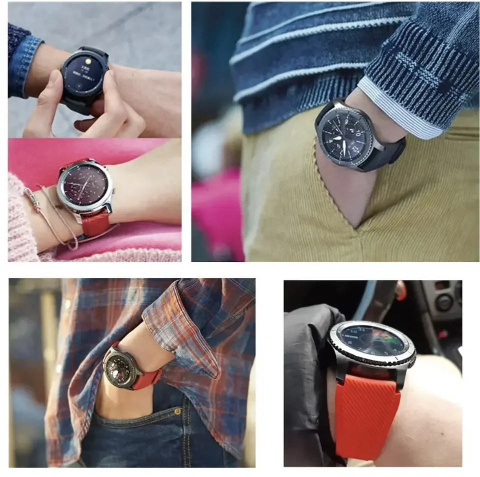 Correas Silicona Clasica Samsung/Hauwei Watch (20/22MM) 4