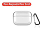 Fundas AirPods Transparentes + Gancho - Miniatura 7