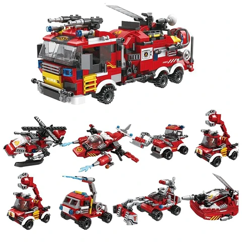 Camion De Bomberos 8 En 1 