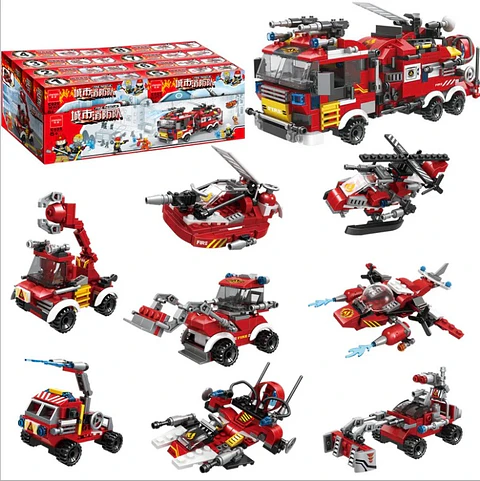 Camion De Bomberos 8 En 1 