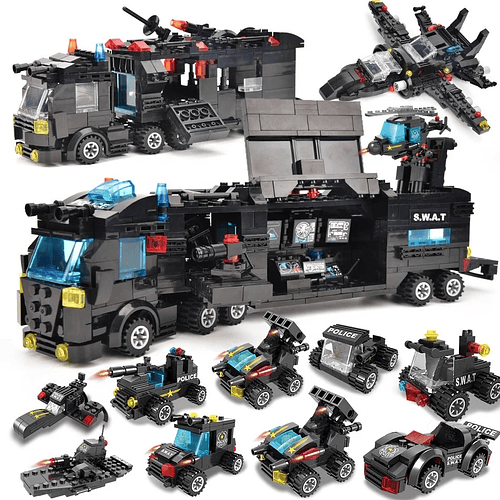 Camion SWAT 8 En 1  (750 Pcs)