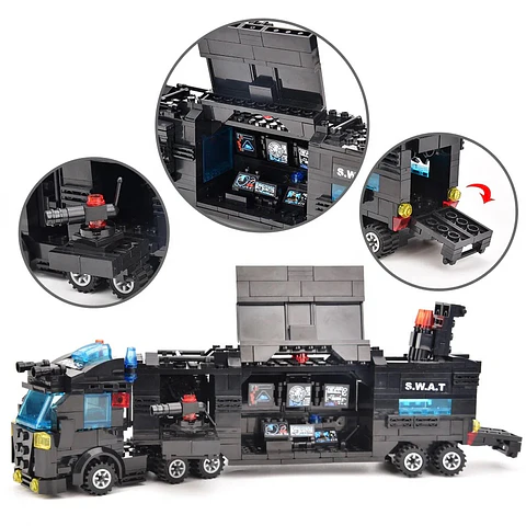 Camion SWAT 8 En 1  (750 Pcs)