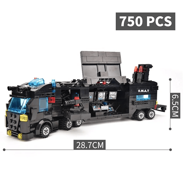 Camion SWAT 8 En 1  (750 Pcs) 5