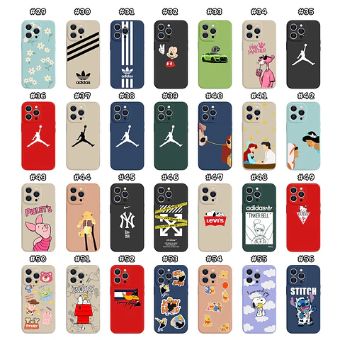 Carcasas De Silicona Diseño #2 Para Iphone 15/15Pro/15Plus/15PM