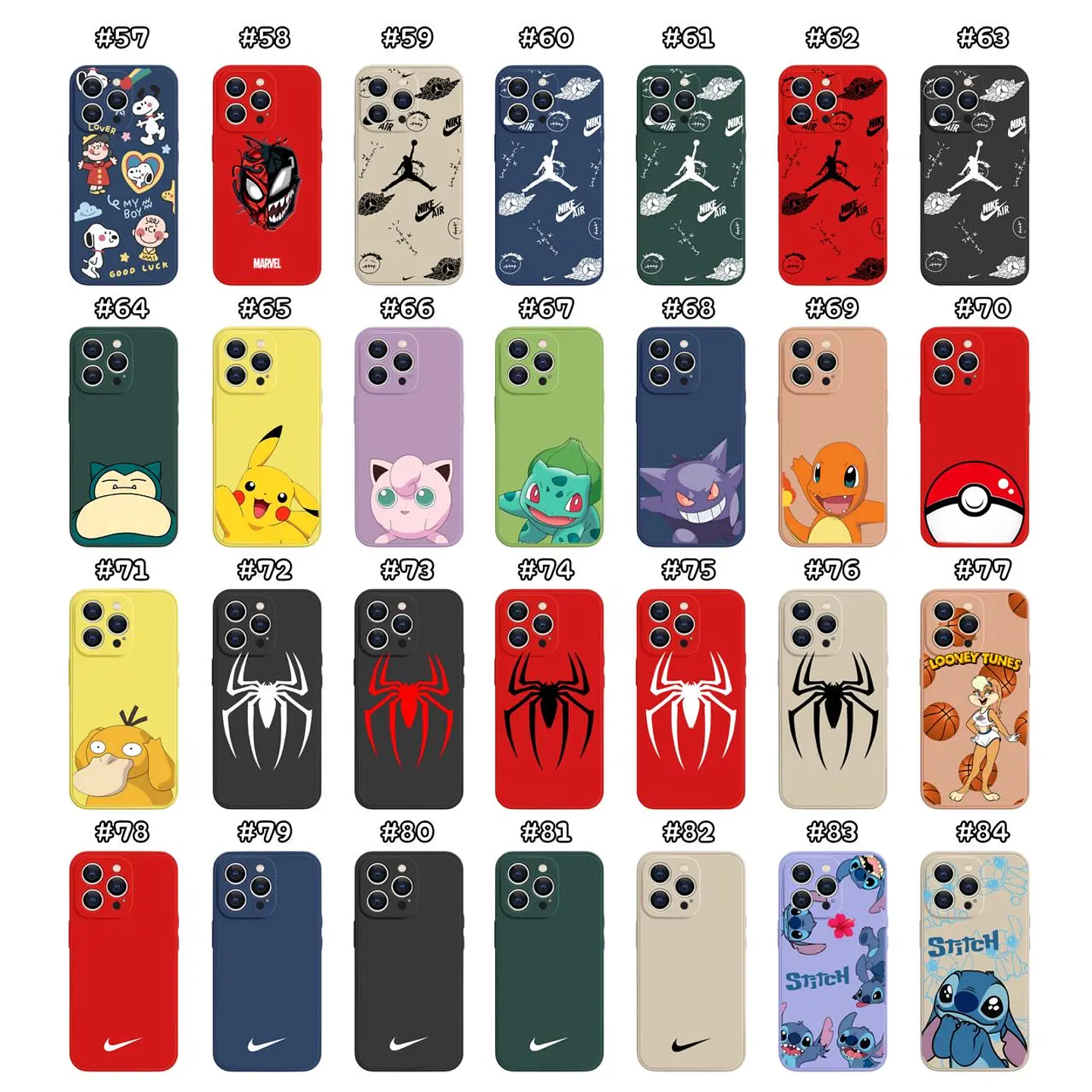 Carcasas De Silicona Diseño #3 Para Iphone 12/12Pro/12Mini/12PM 1