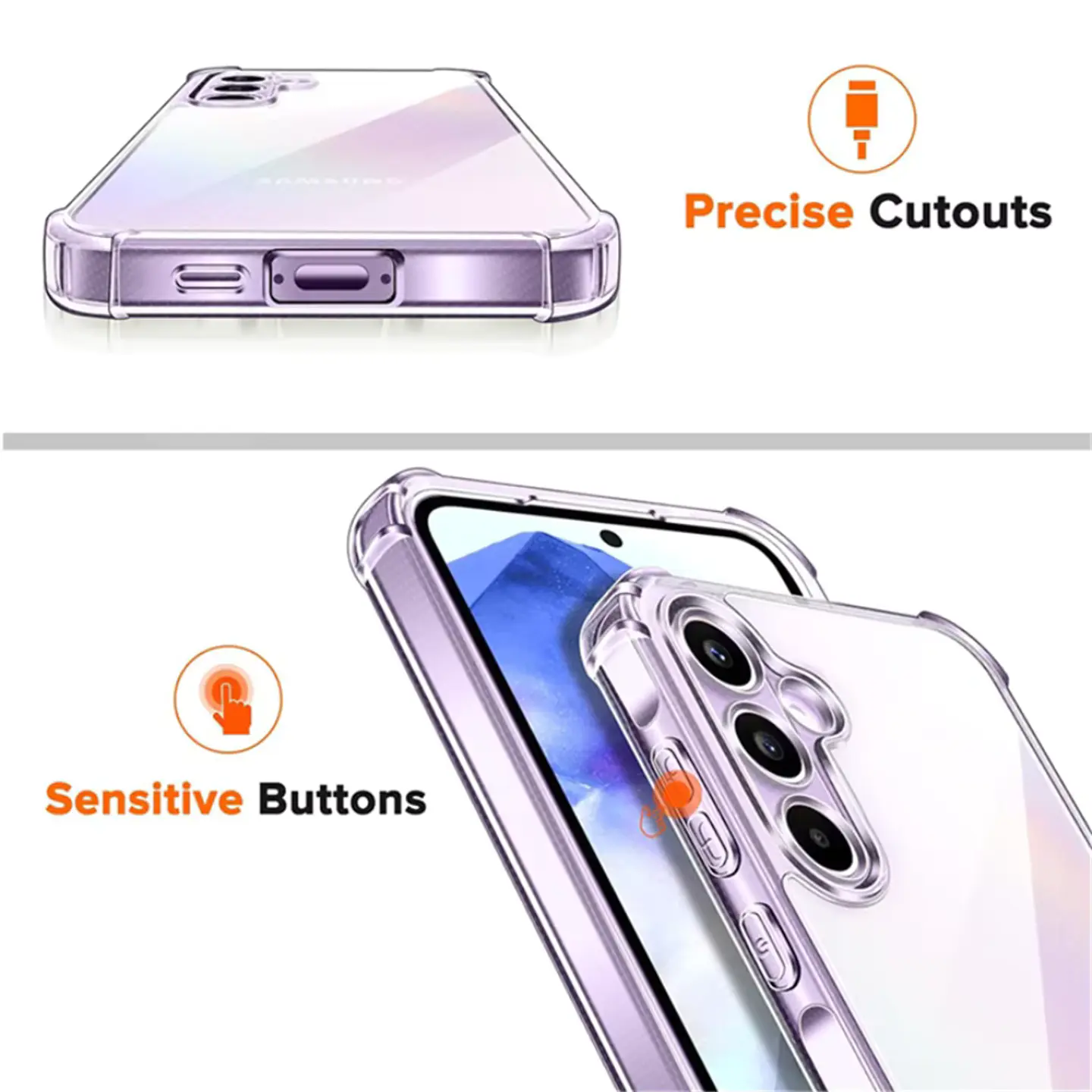 Clear Case Reforzadas Para Samsung 3