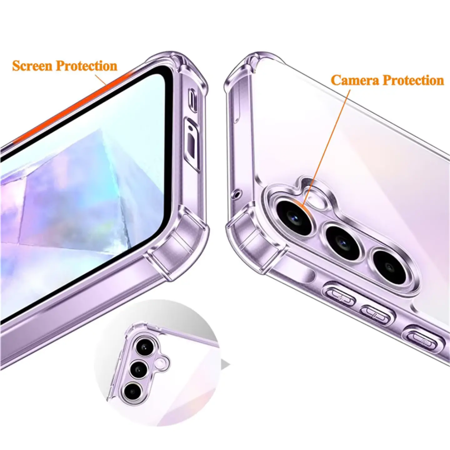 Clear Case Reforzadas Para Samsung 4