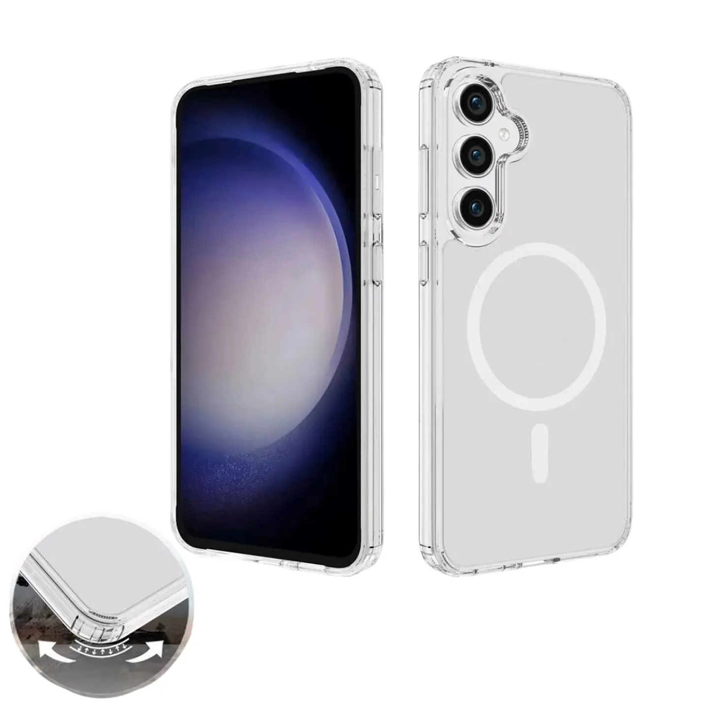 Clear Case Rigidas Con Magasafe Para Samsung 1