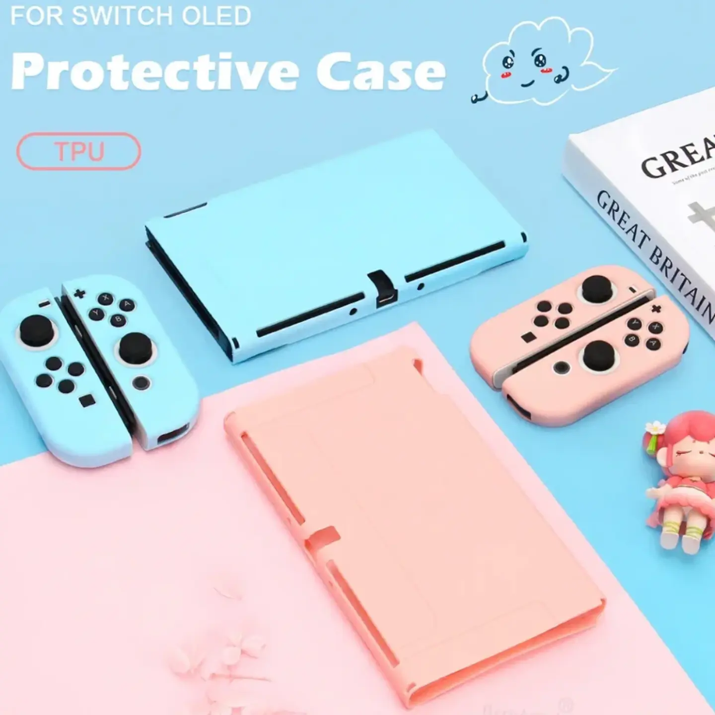 Pack Funda Nintendo Switch Oled / Switch + Lamina 2
