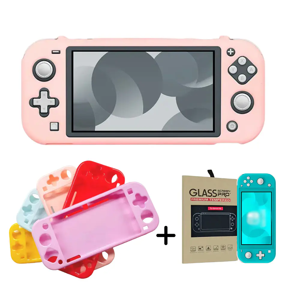 Pack Funda Nintendo Switch Lite + Lamina 1