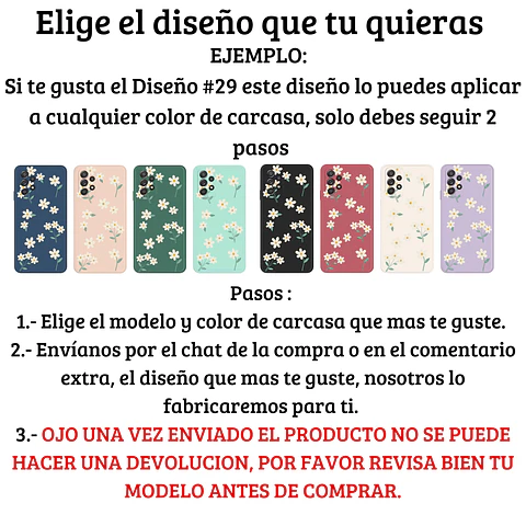 Carcasas Silicona Unicolor Samsung Con Diseño