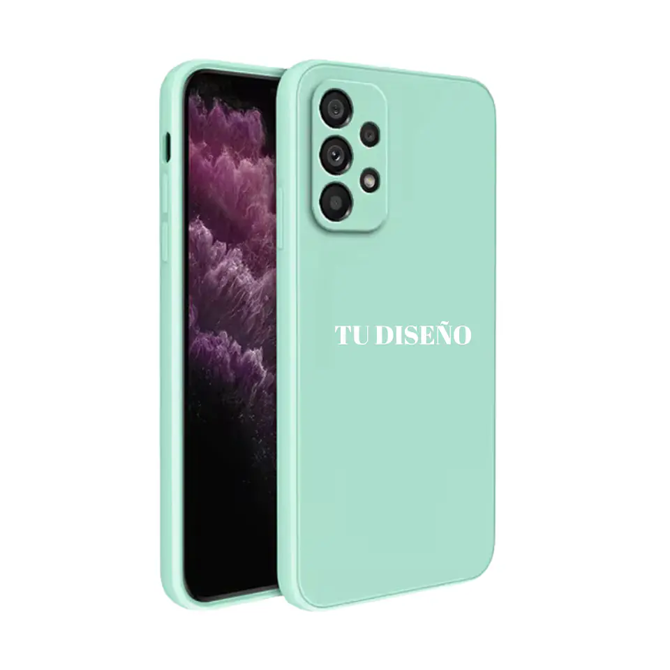 Carcasas Silicona Unicolor Samsung Con Diseño 10