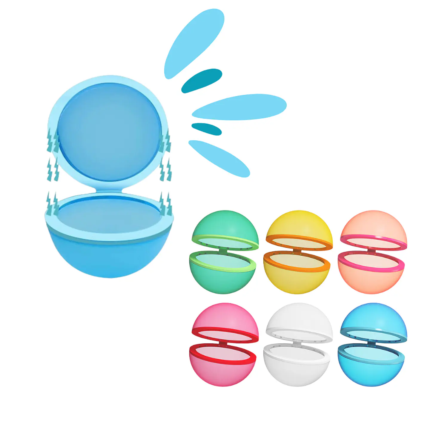 Pack 6 Bombitas De Agua Magnéticas 8