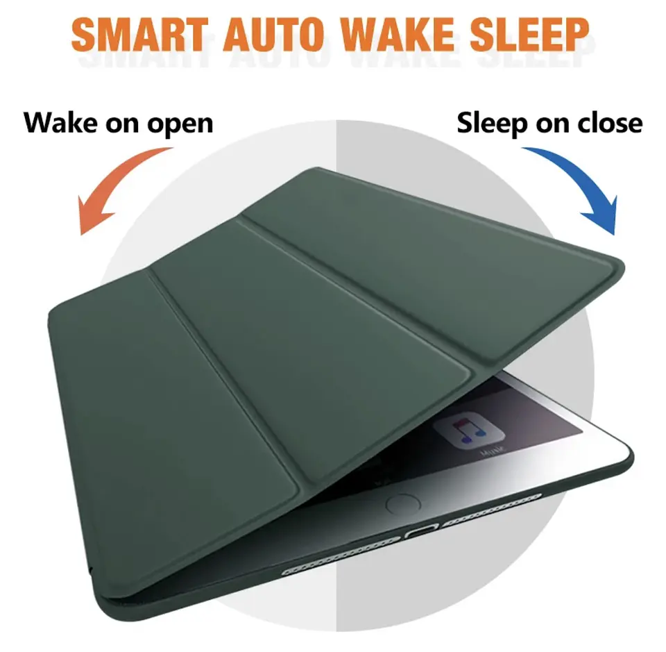 Fundas Smart Cover iPad + Lámina De Vidrio 5
