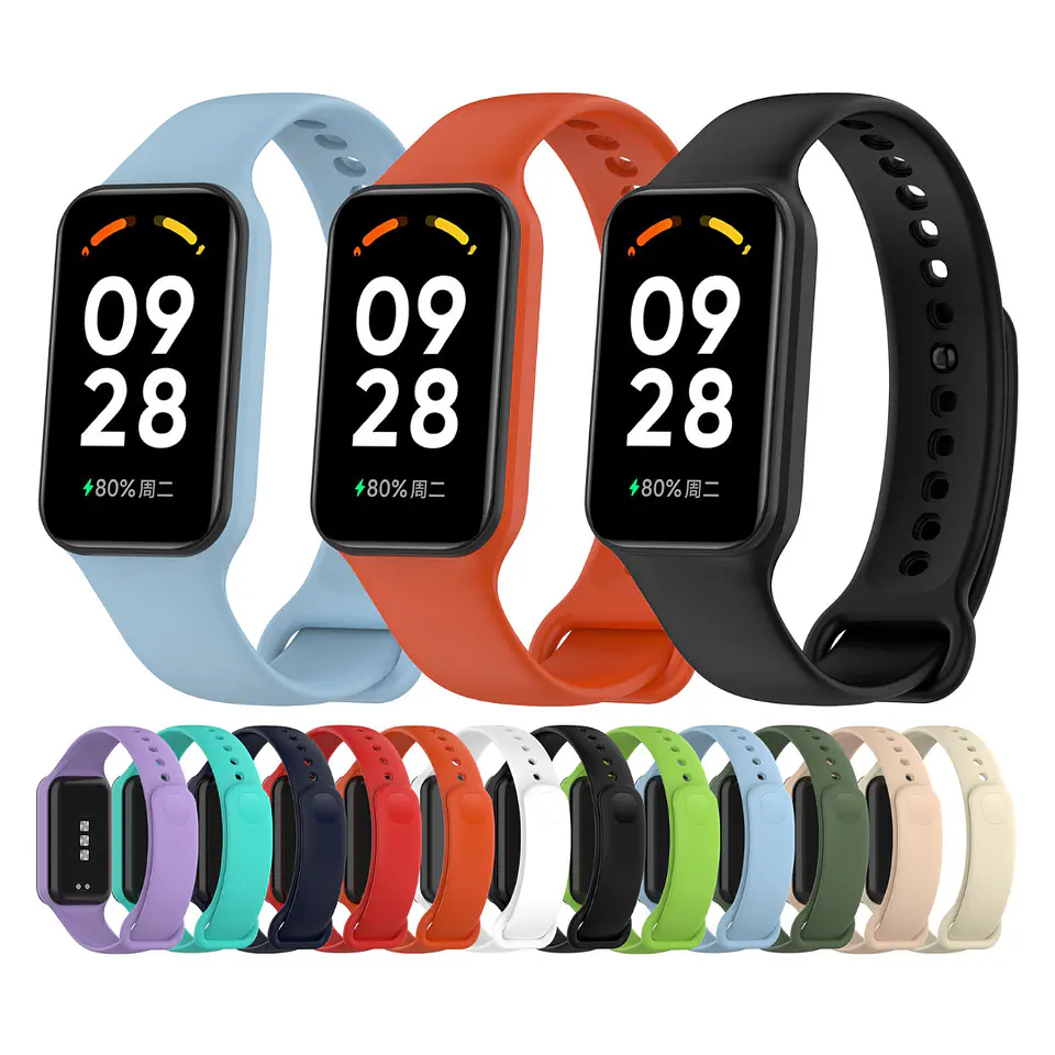 Correas de Silicona Band 8 Active y Redmi Band 2 1