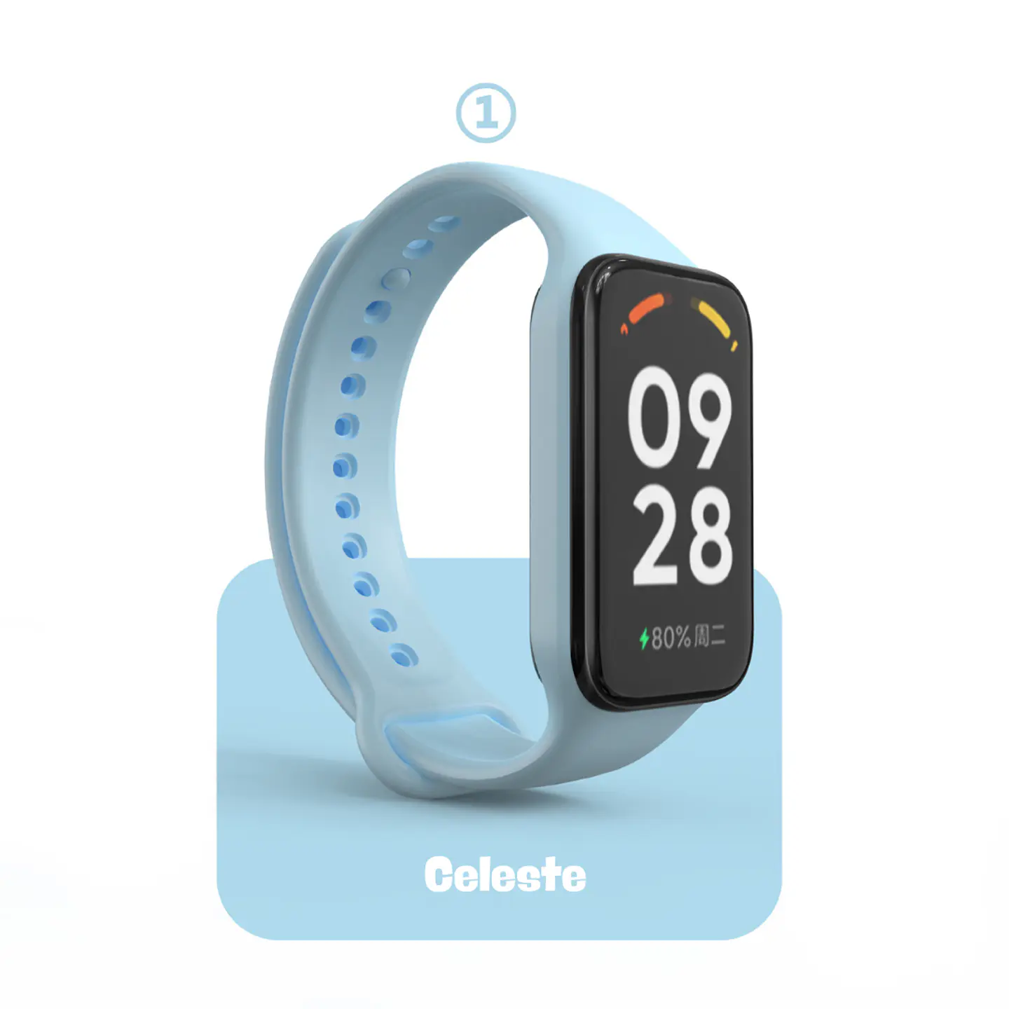 Correas de Silicona Band 8 Active y Redmi Band 2 3