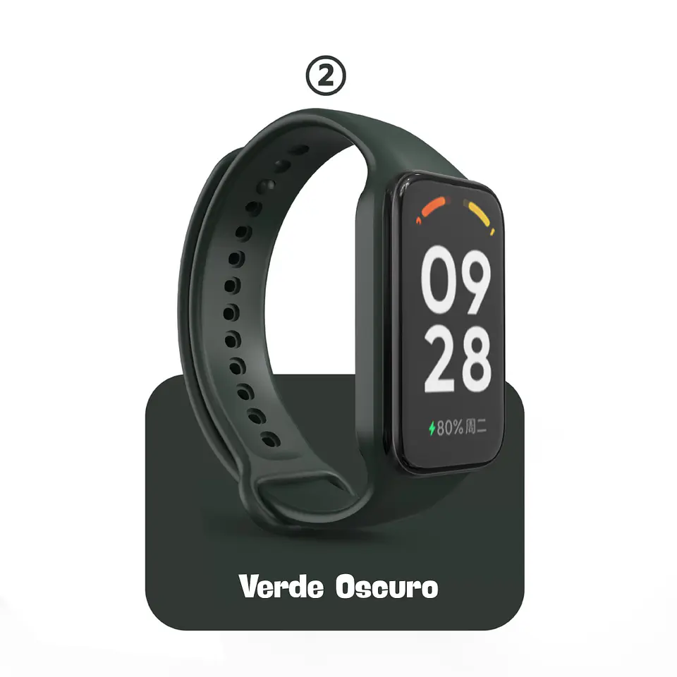 Correas de Silicona Band 8 Active y Redmi Band 2 5