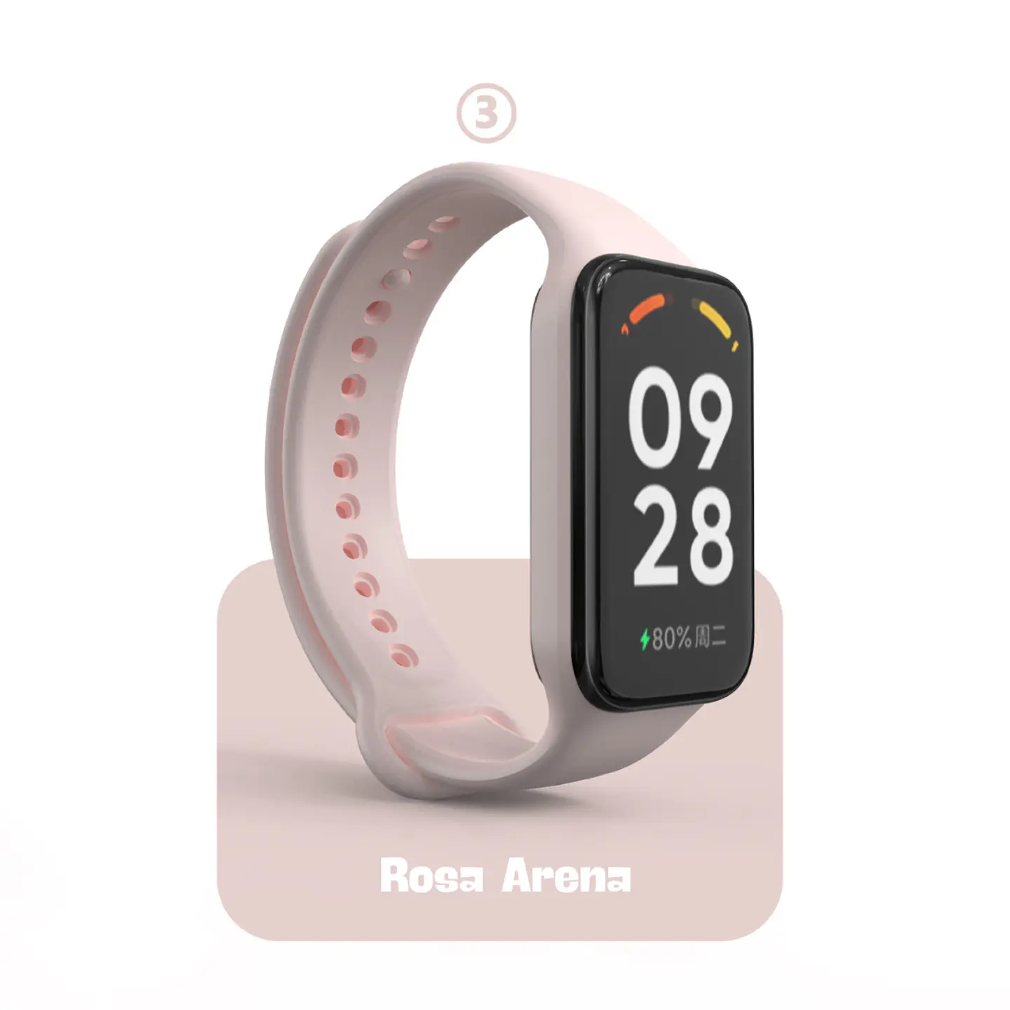 Correas de Silicona Band 8 Active y Redmi Band 2 6