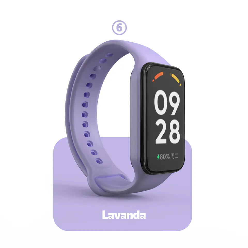 Correas de Silicona Band 8 Active y Redmi Band 2 12