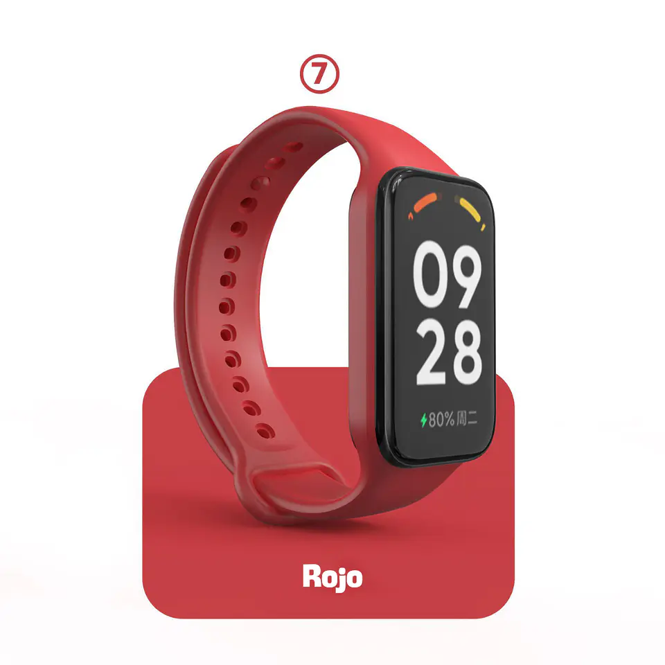 Correas de Silicona Band 8 Active y Redmi Band 2 14
