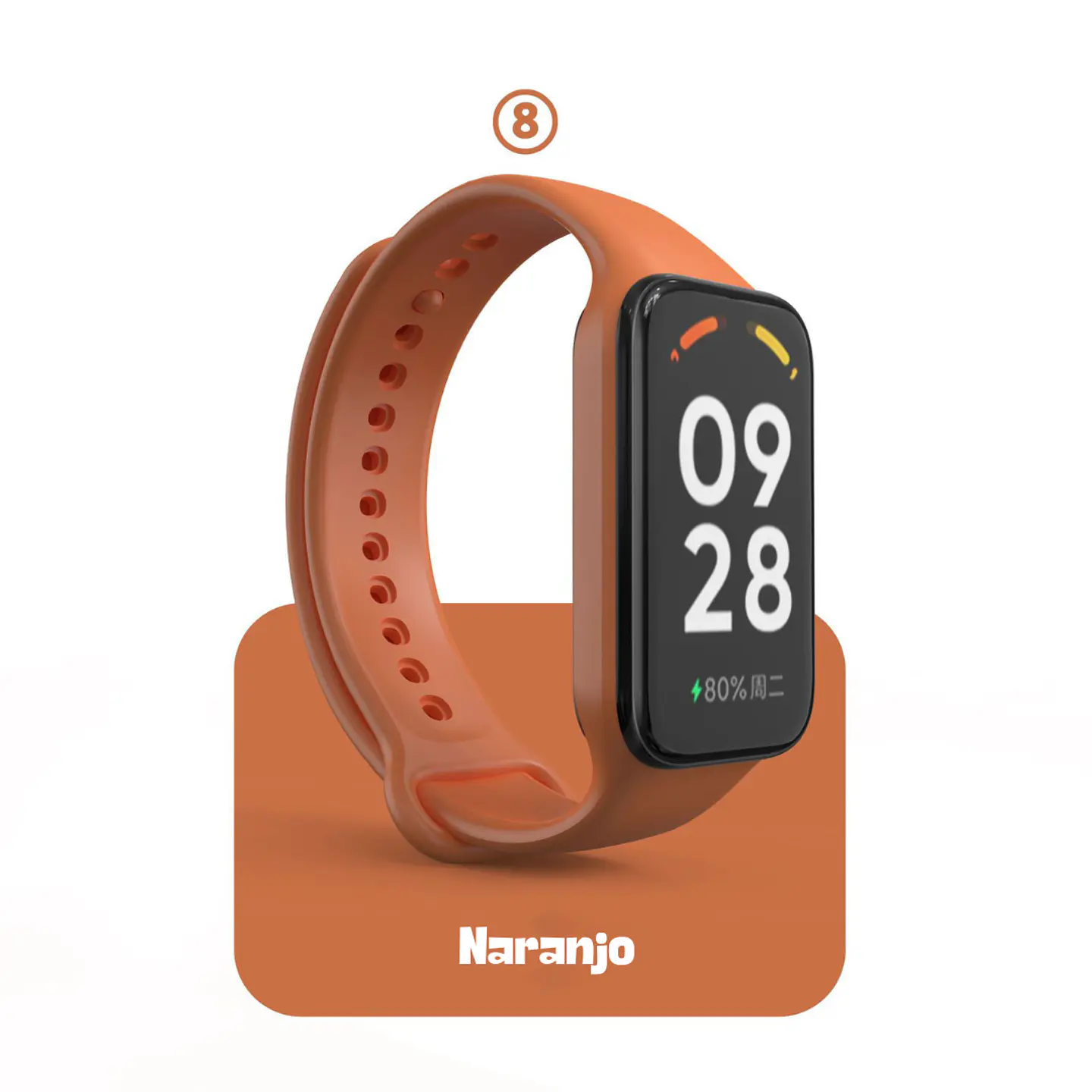 Correas de Silicona Band 8 Active y Redmi Band 2 16