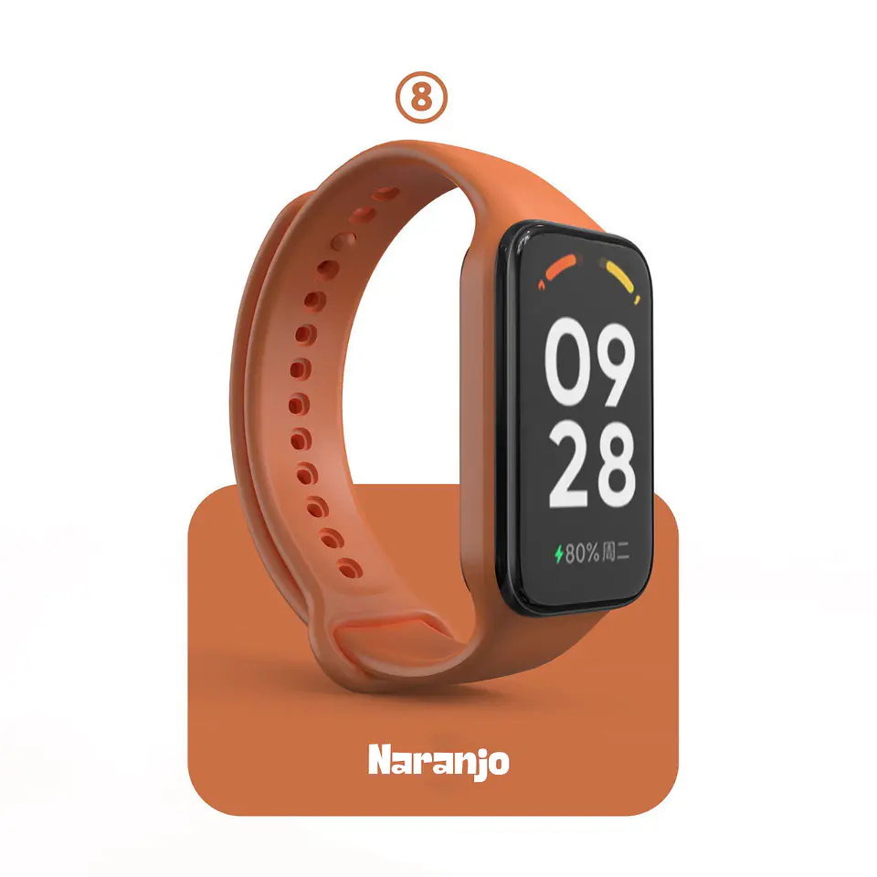 Correas de Silicona Band 8 Active y Redmi Band 2 16
