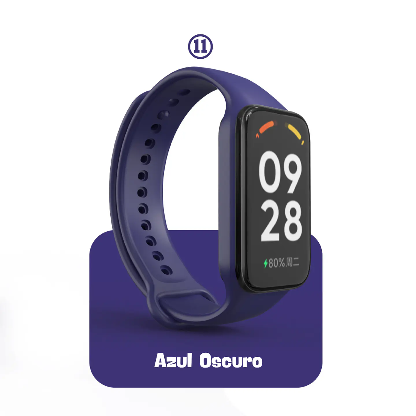Correas de Silicona Band 8 Active y Redmi Band 2 22