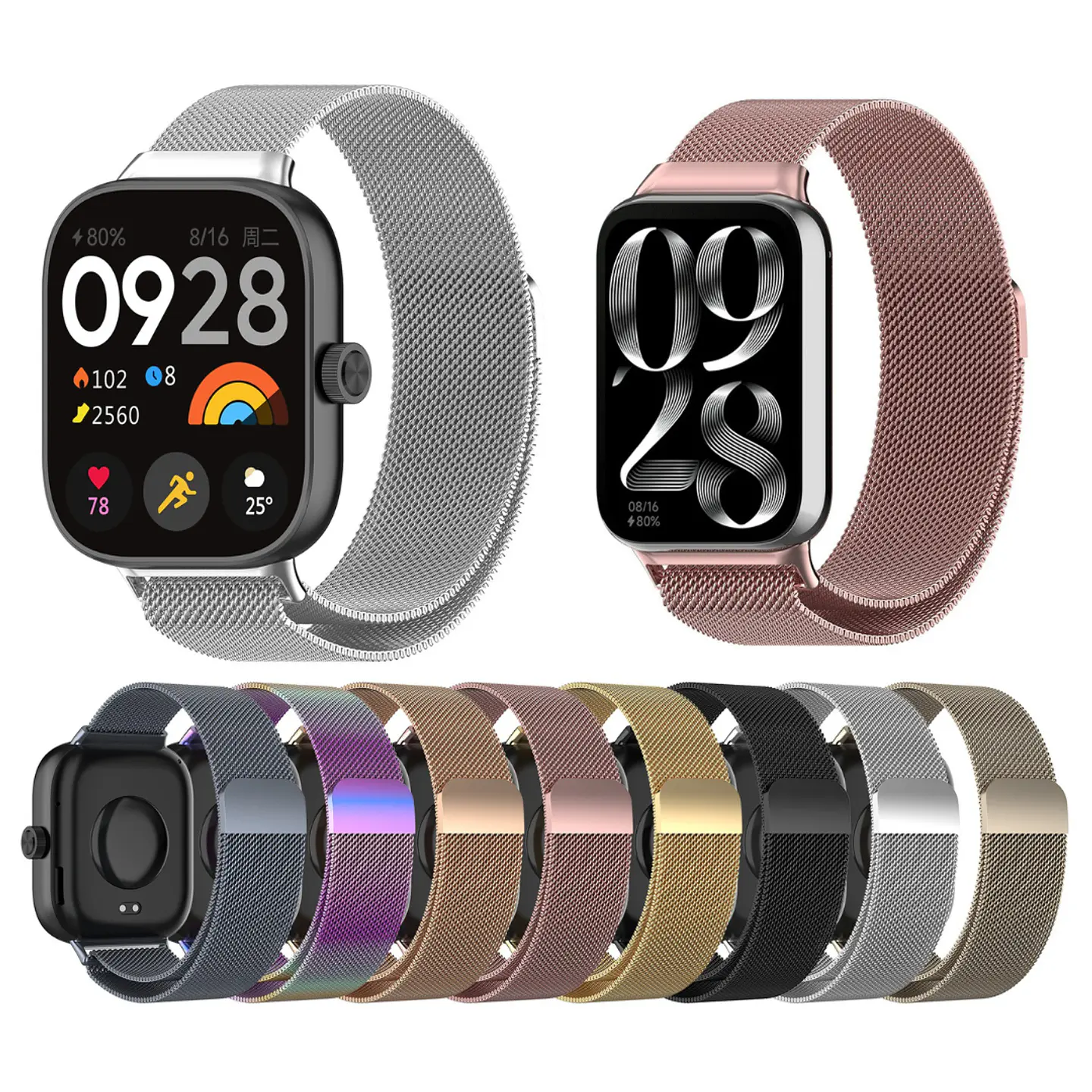 Correas Milanesa Loop Redmi Watch 6/5/4 Y Band 8Pro/9Pro 1