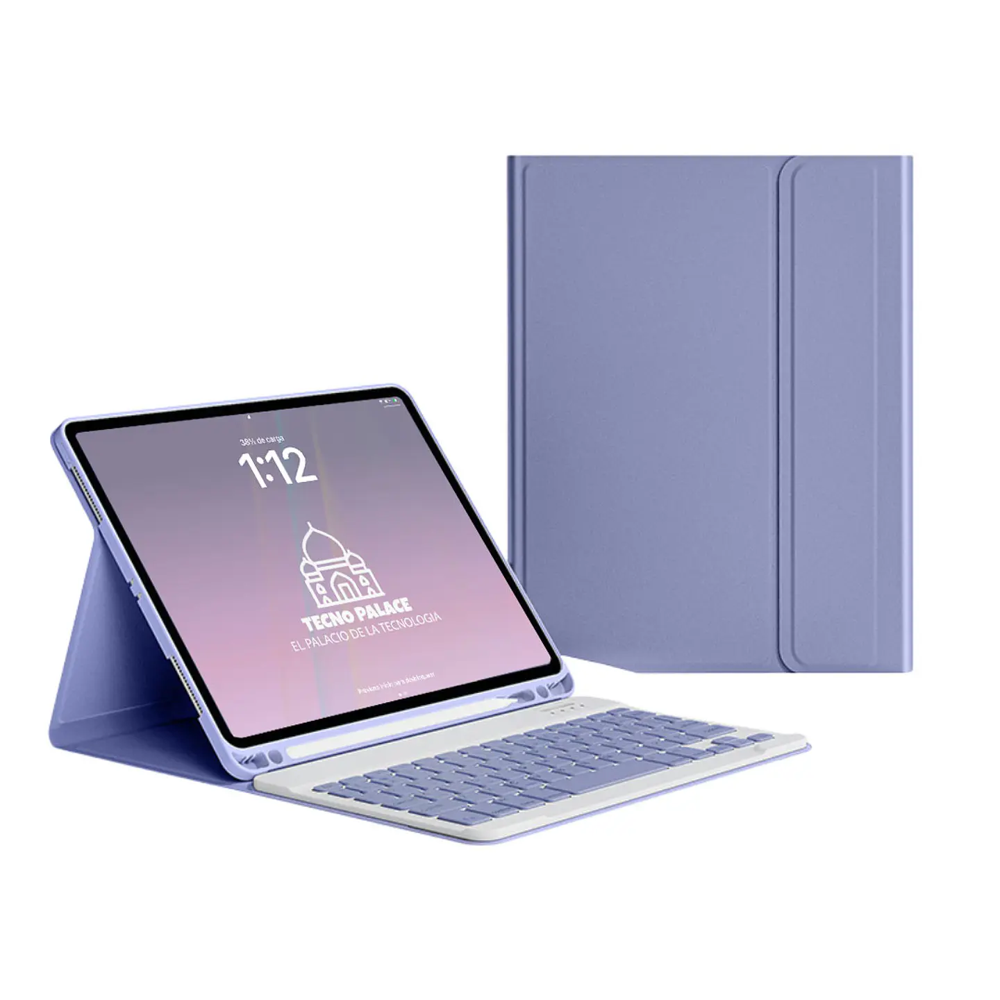 Fundas Tipo Libro Con Teclado Para IPad  9