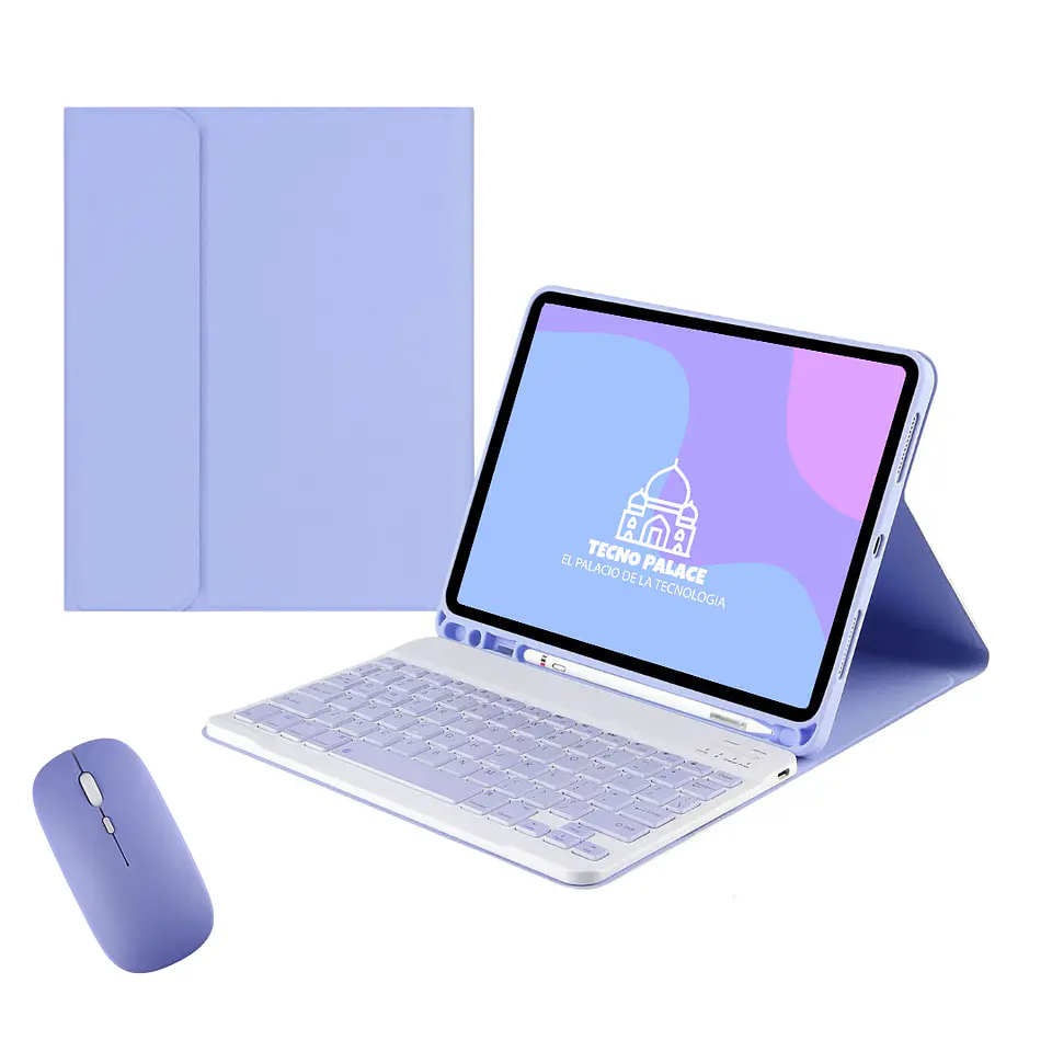 Fundas Tipo Libro Con Teclado Con/Sin Mouse Para Tablet Samsung 9