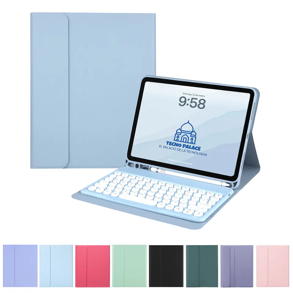 Fundas Tipo Libro Con Teclado 2.0 Para IPad  1