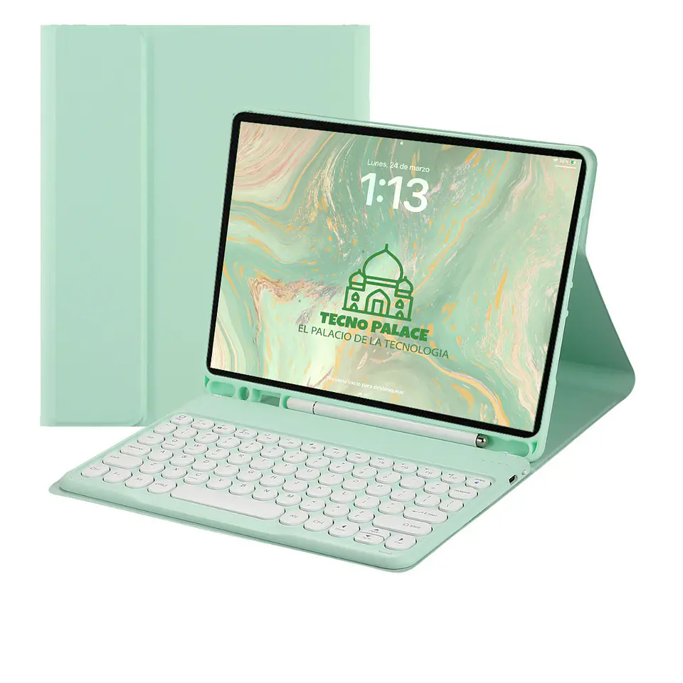 Fundas Tipo Libro Con Teclado 2.0 Para IPad  9