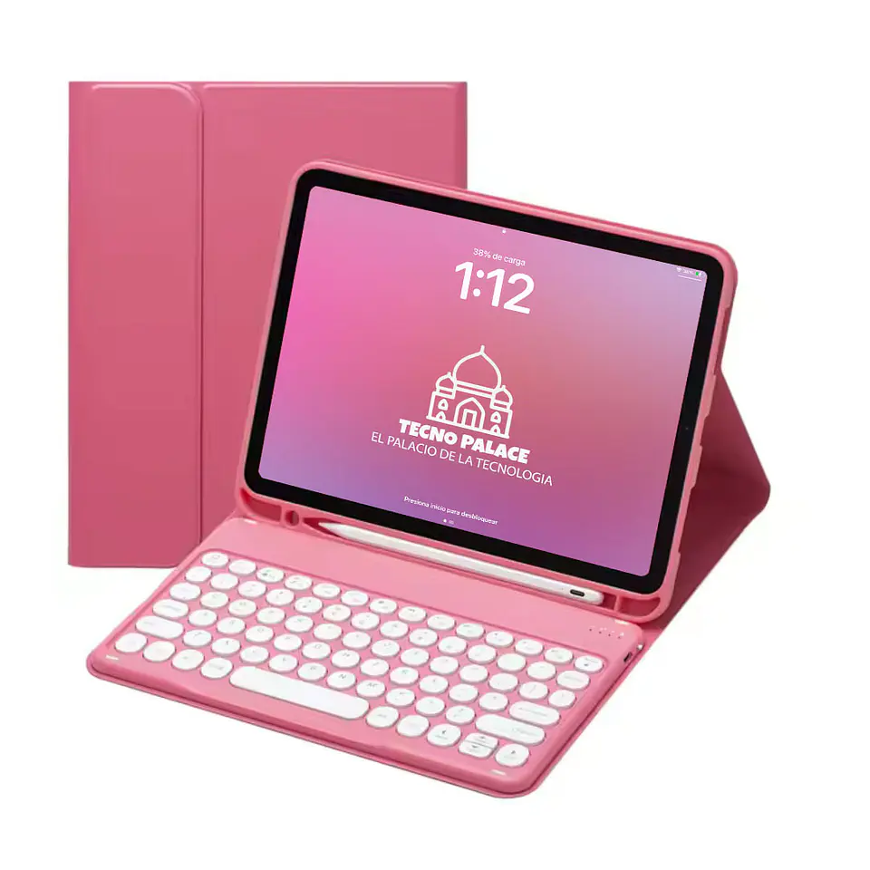 Fundas Tipo Libro Con Teclado 2.0 Para IPad  14