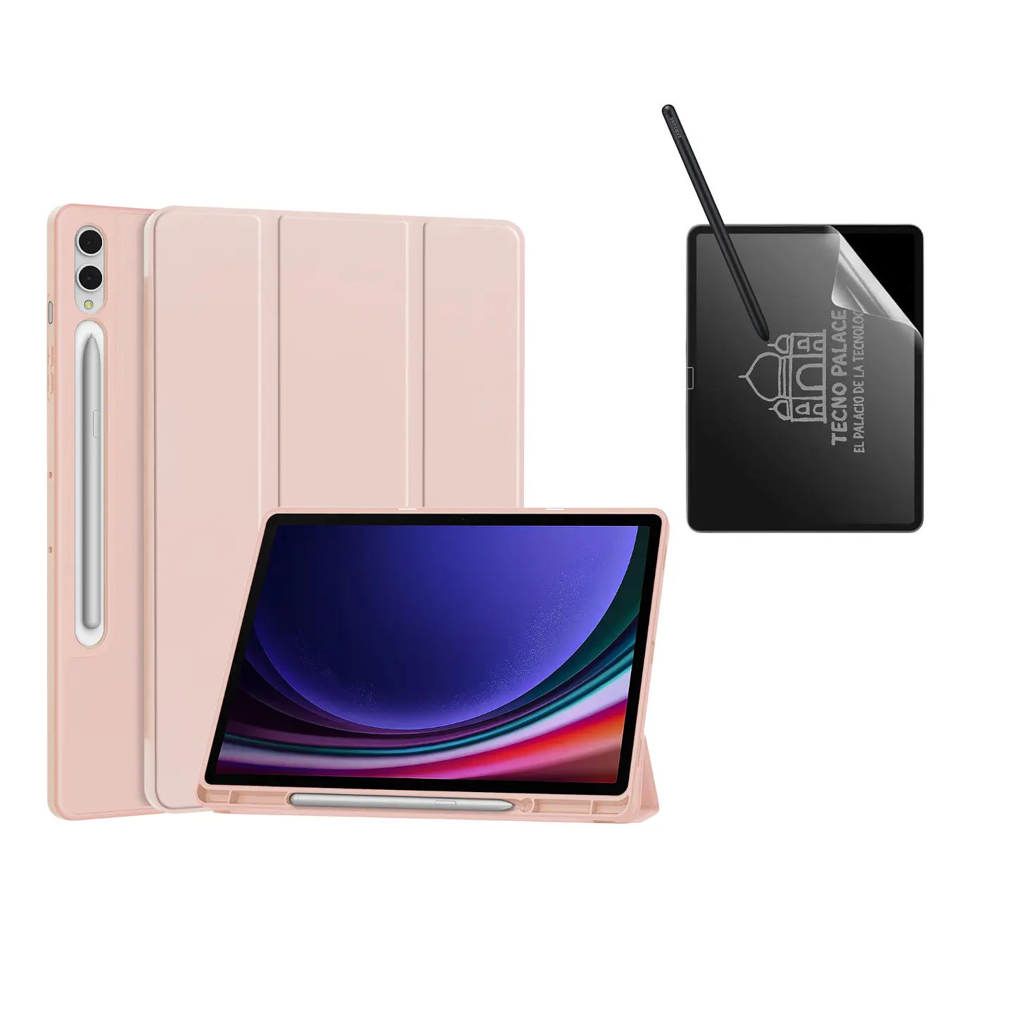 Funda Smart Cover + PaperLike Para Galaxy Tab 14