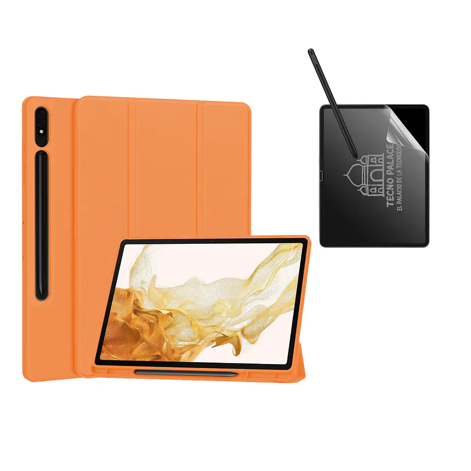 Funda Smart Cover + PaperLike Para Galaxy Tab 15