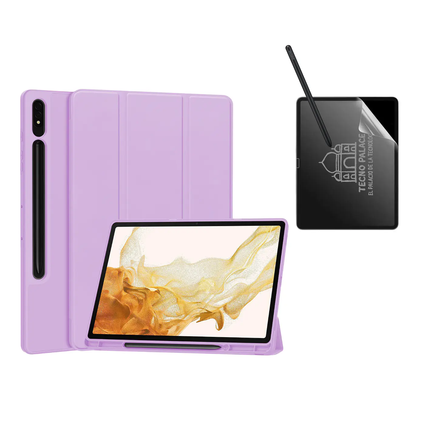 Funda Smart Cover + PaperLike Para Galaxy Tab 16