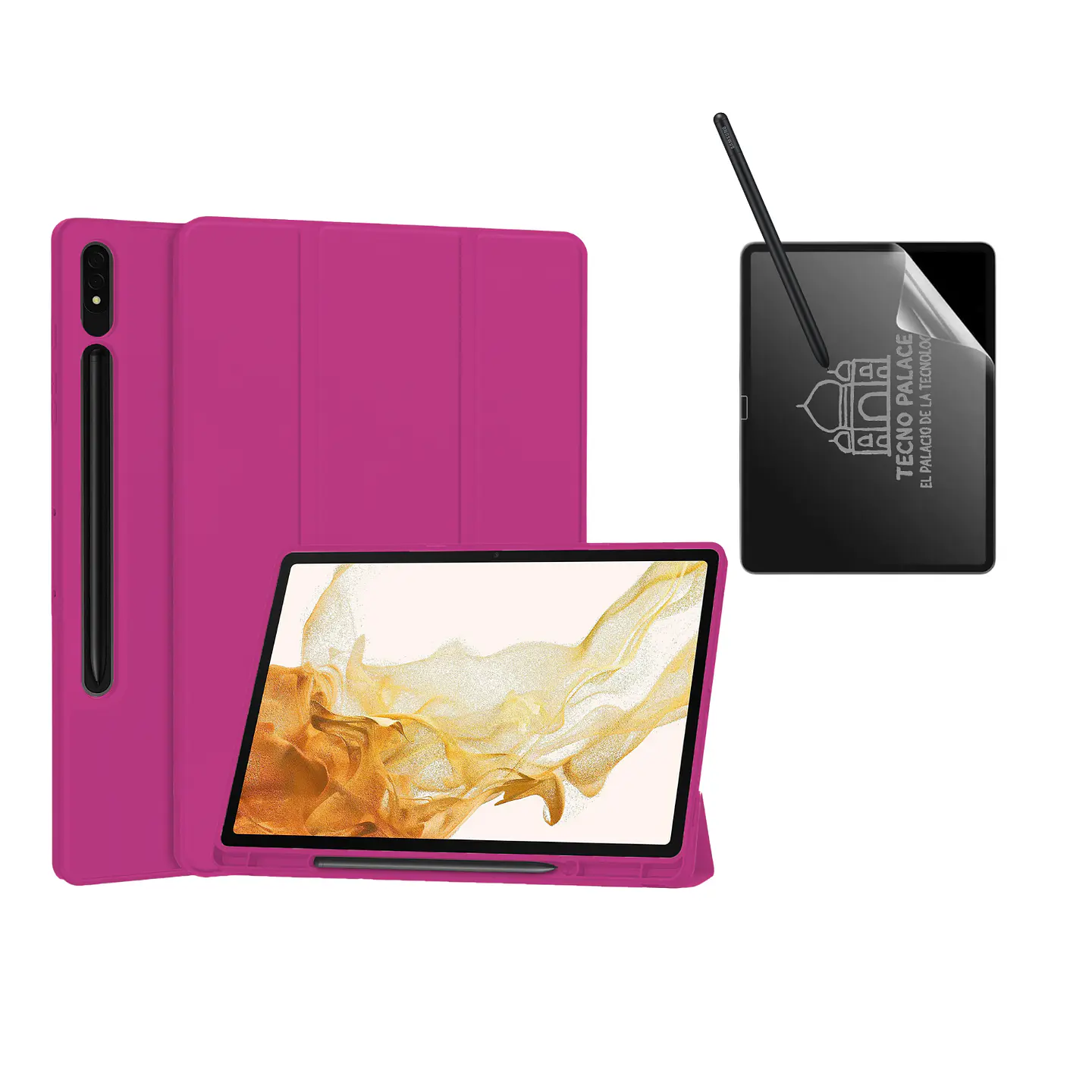 Funda Smart Cover + PaperLike Para Galaxy Tab 18