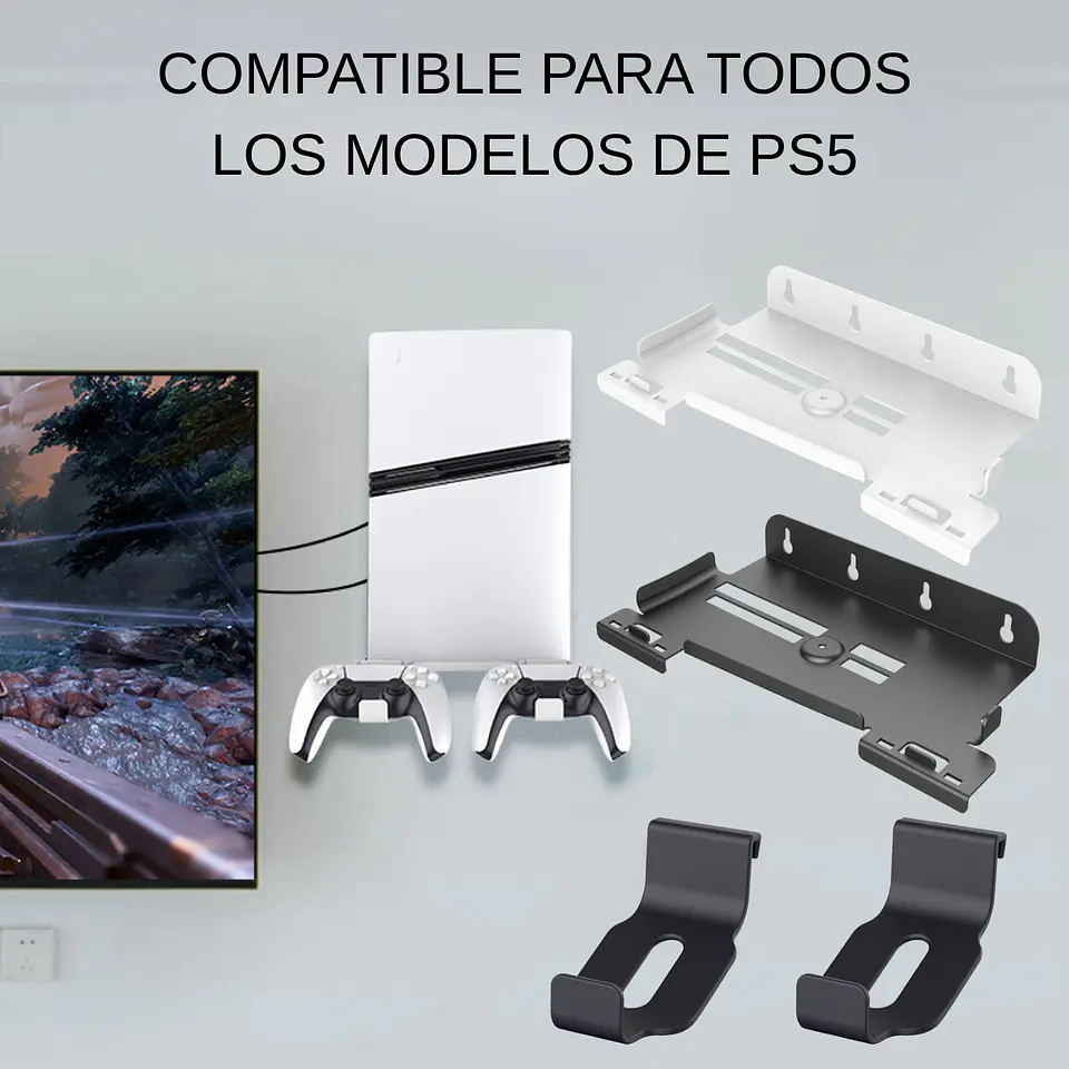 Soporte de Pared para PS5 Slim y PS5 Pro 6