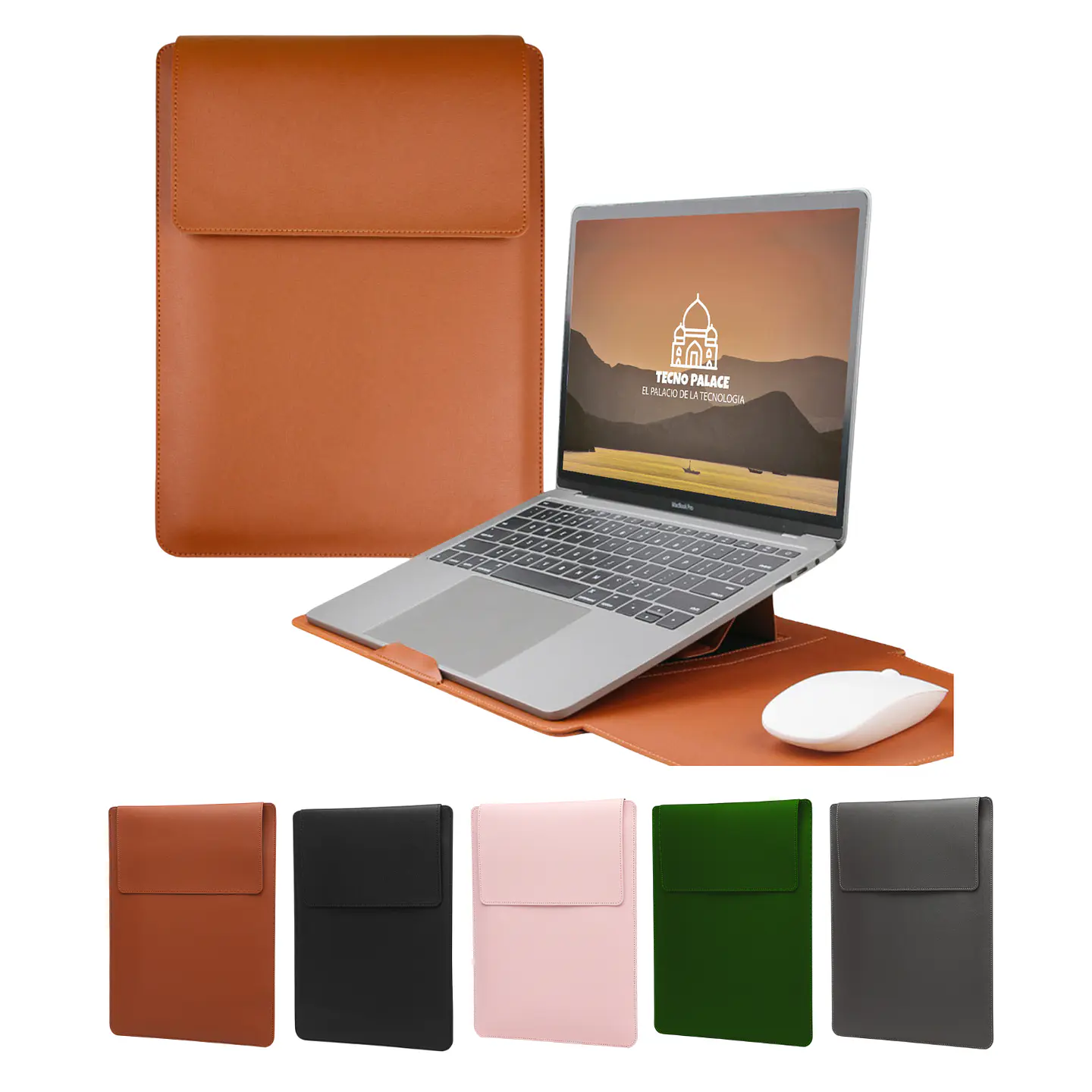 Funda Notebook Macbook Con Soporte Plegable 1
