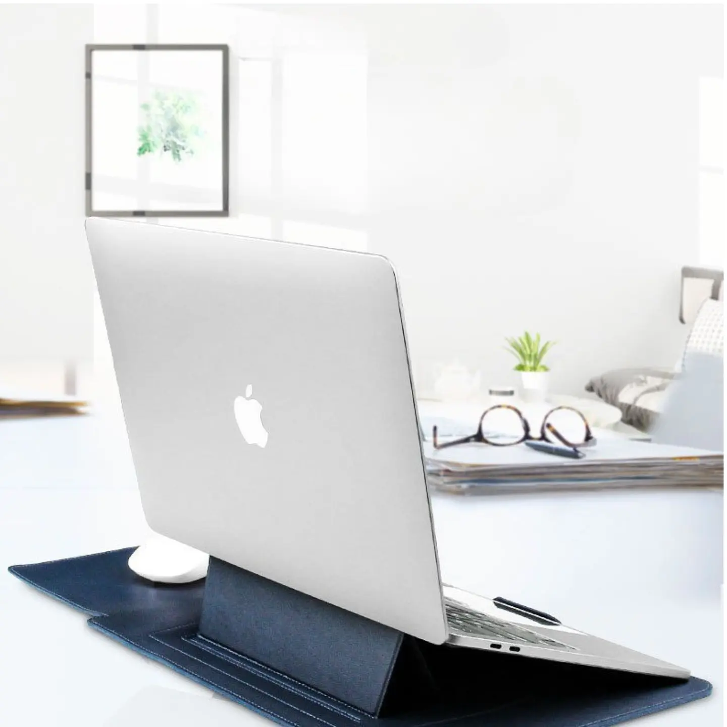 Funda Notebook Macbook Con Soporte Plegable 2