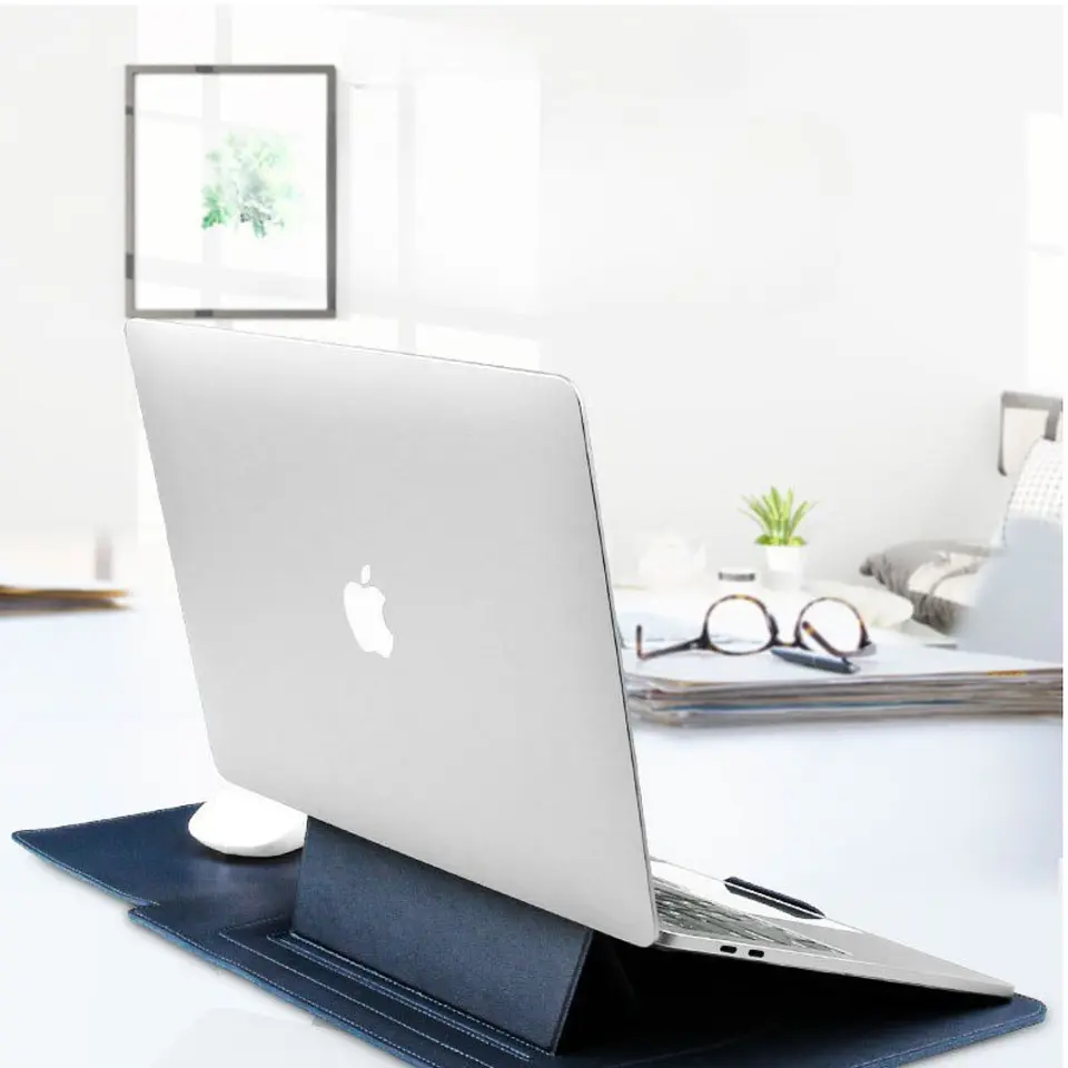 Funda Notebook Macbook Con Soporte Plegable 2
