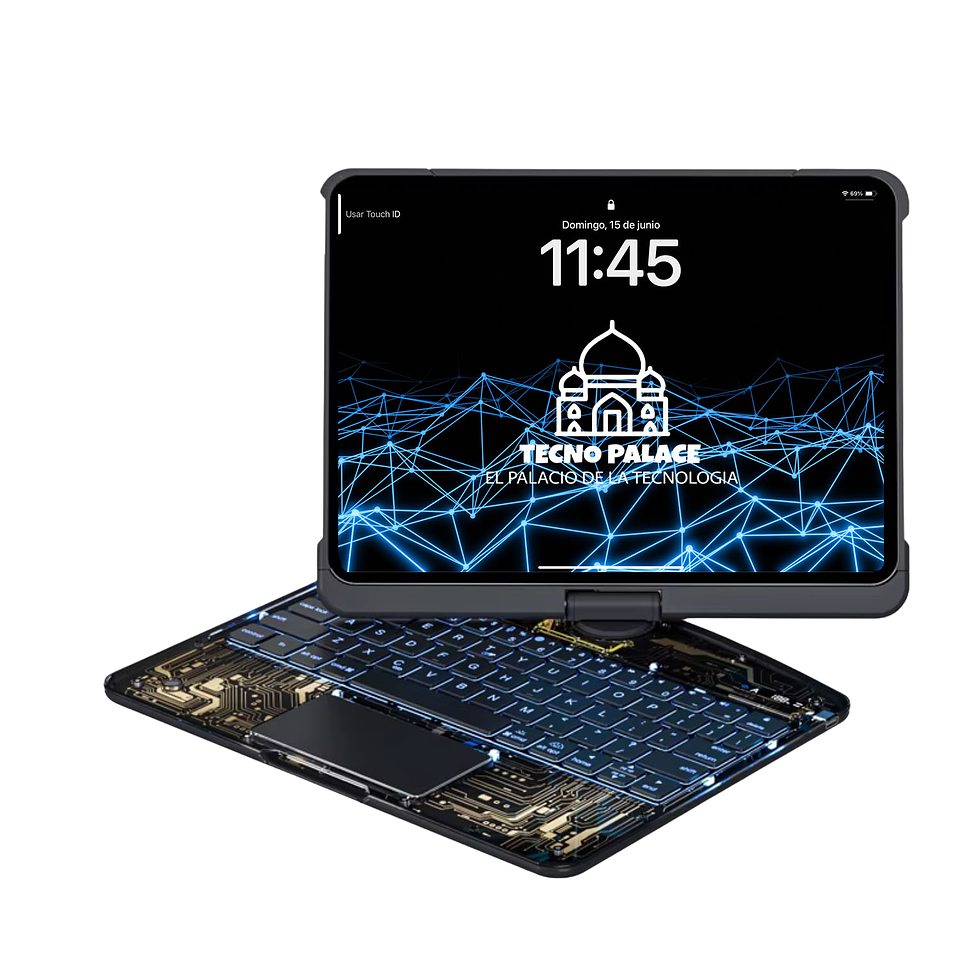Funda iPad con Teclado 360° y Touchpad 9