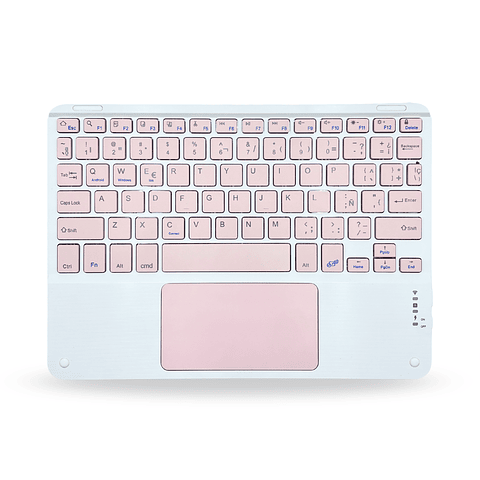 Teclado Con TouchPad Para Ipad/Tablet/Tv/Celulares 