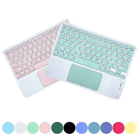 Teclado Con TouchPad Para Ipad/Tablet/Tv/Celulares 